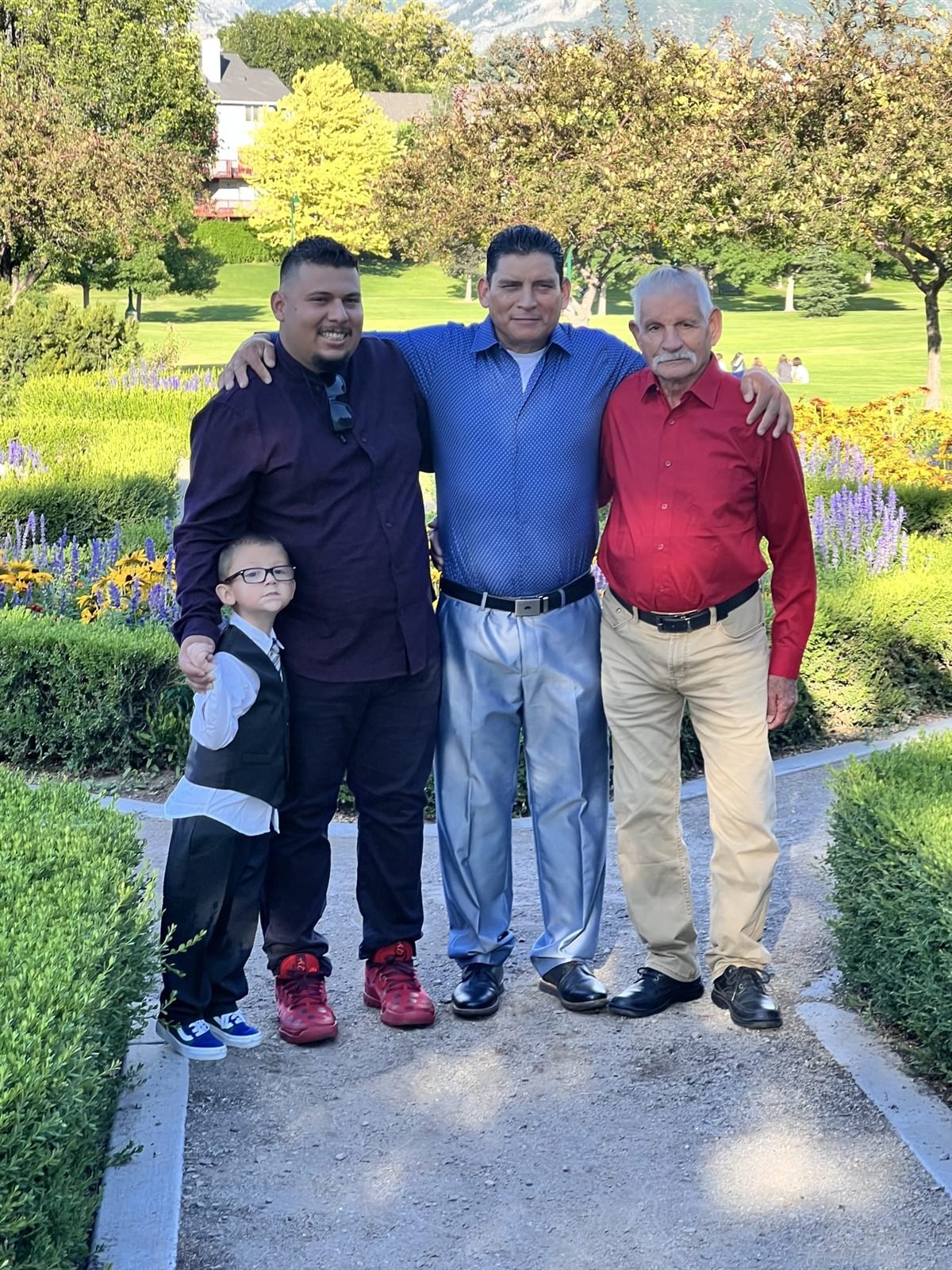 Marco Magaña with family