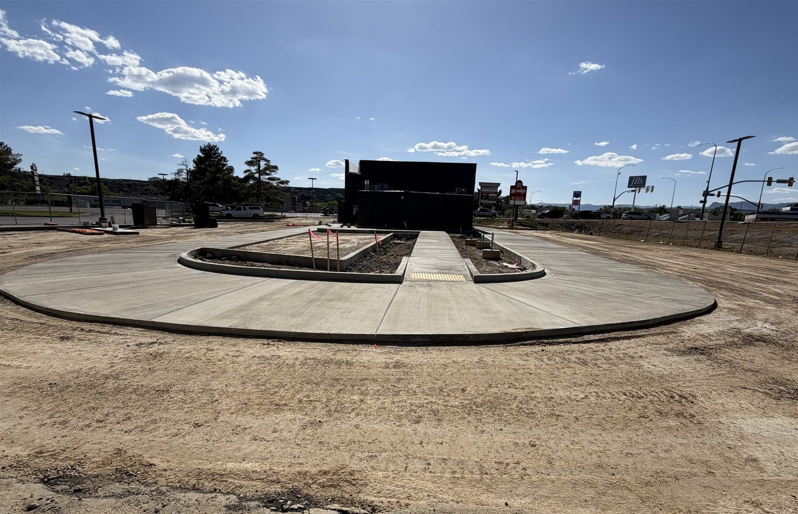 Commercial concrete sitework